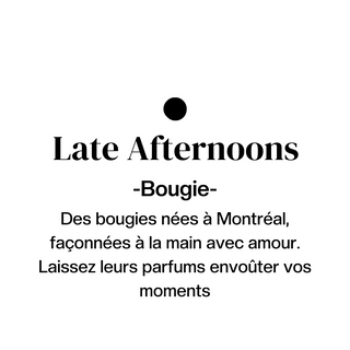 LATE AFTERNOONS