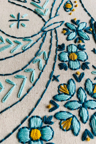 HOOK LINE & TINKER Embroidery Kit - Caribou