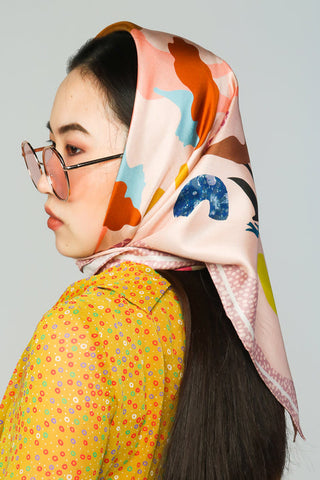 DORA NOLA Silk Scarf 90 - She/Her