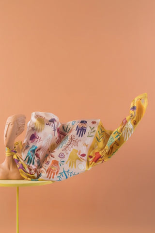 DORA NOLA Silk Scarf 90 - The Guardian