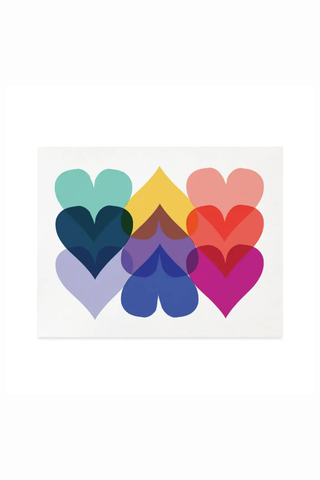 HALFPENNY POSTAGE Carte Beaucoup d'Amour