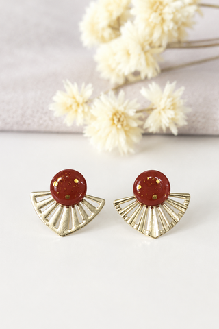 KAG Boucles d'Oreilles Bouclier