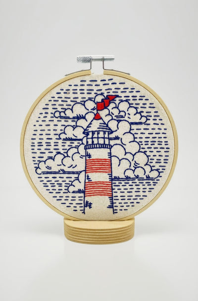 HOOK LINE & TINKER Embroidery Kit - Lighthouse