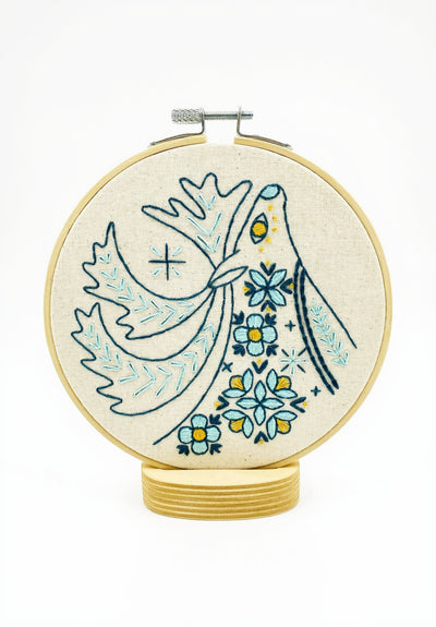 HOOK LINE & TINKER Embroidery Kit - Caribou