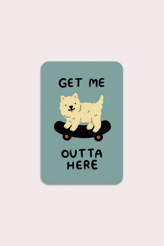 STAY HOME CLUB Sticker - Get Me Outta Here