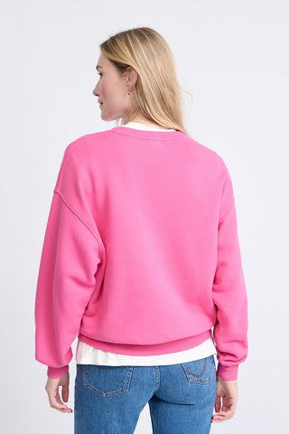 ÉMOI ÉMOI Crewneck Vertigo of Love - Fuchsia
