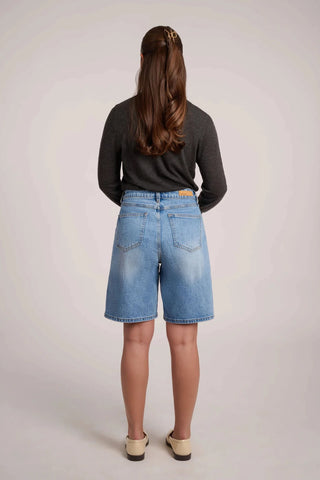 YOGA JEANS Boyfriend Shorts - Stellar