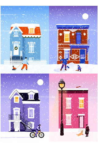 HOLIYAY PUZZLES Montréal Sous la Neige