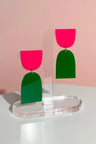 Rose Vif | Vert