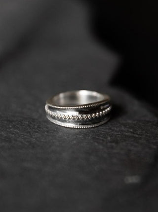 NOIR KALA  Bague Pathway - Argent