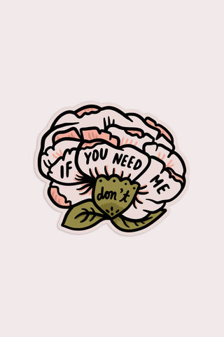 STAY HOME CLUB Sticker - If you need me