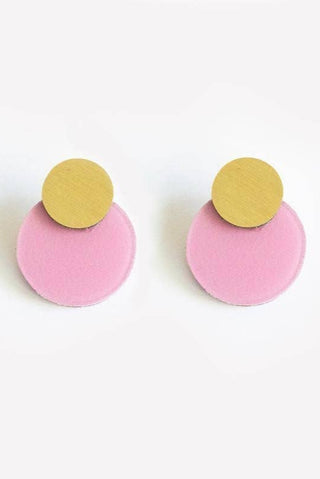 DCONSTRUCT Boucles d'Oreilles Clous Disque