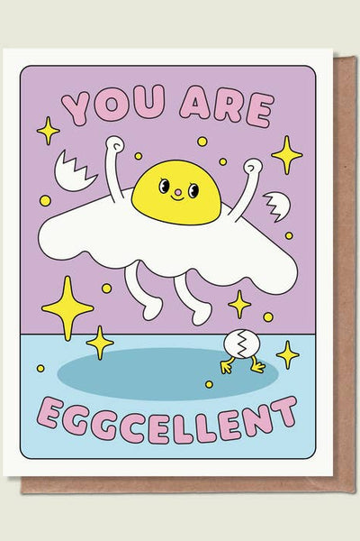 EPEE LAPIN STUDIO Greeting Card - You Are Eggcellent
