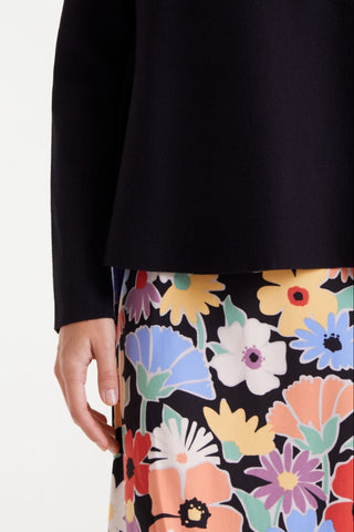 COMPANIA FANTASTICA A Line Sweater Black