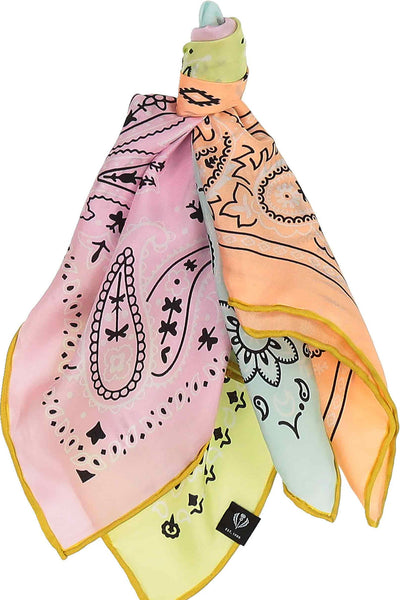 FRAAS Silk Scarf Bandana Patchwork