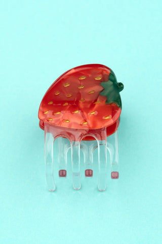 COUCOU SUZETTE Mini Hair Clip - Strawberry