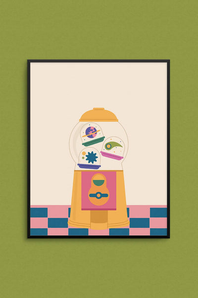 MAD LOVE CREATIVE Affiche Galaxy Capsules