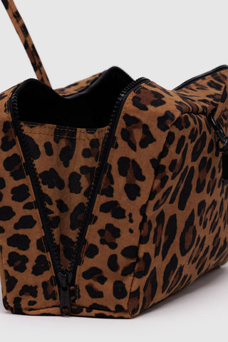 BAGGU Small Bowler Bag - Leopard