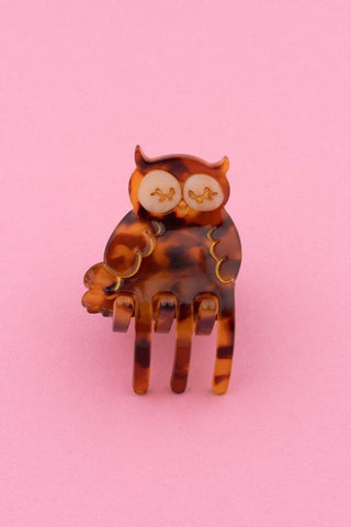 COUCOU SUZETTE Mini Hair Clip - Owl