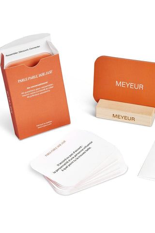MEYEUR Jeu de Conversation Parle Parle, Jase Jase - De toute