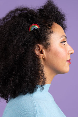 COUCOU SUZETTE Barrette Arc-en-ciel