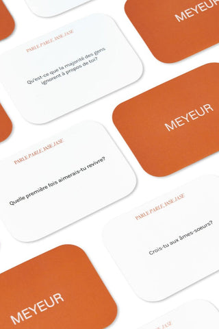 MEYEUR Jeu de Conversation Parle Parle, Jase Jase - De toute