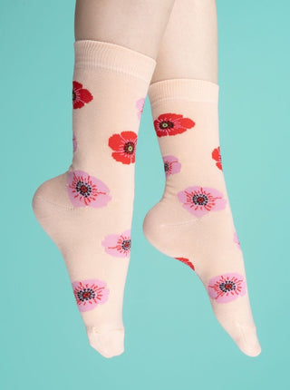 COUCOU SUZETTE Chaussettes - Coquelicot