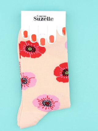 COUCOU SUZETTE Chaussettes - Coquelicot