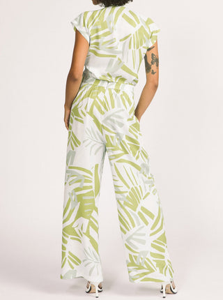 ALLISON WONDERLAND Pantalon Darcy - Feuille