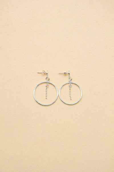 LA RENARDE Boucles d'oreilles Anneau Pendant