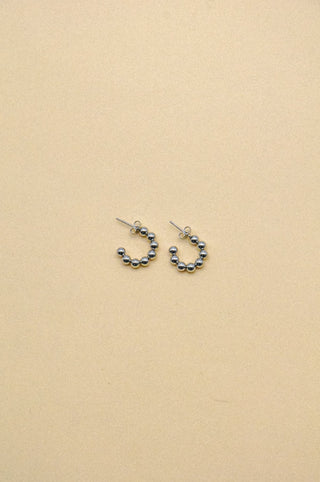 LA RENARDE Ball Hoop Earrings
