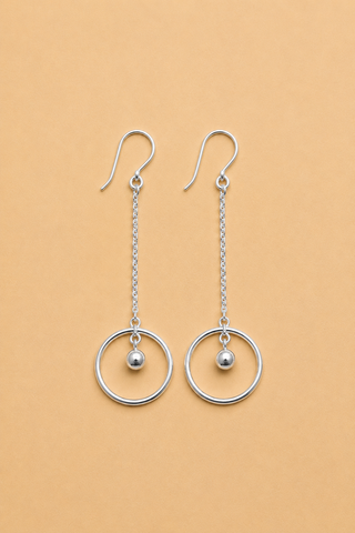 LA RENARDE Boucles d'Oreilles Zoé - Argent
