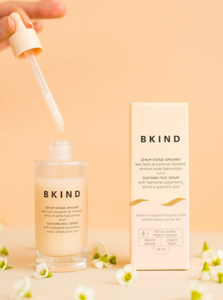 BKIND Sérum Visage - Apaisant à l'Arnica et à l'Acide Hyaluronique