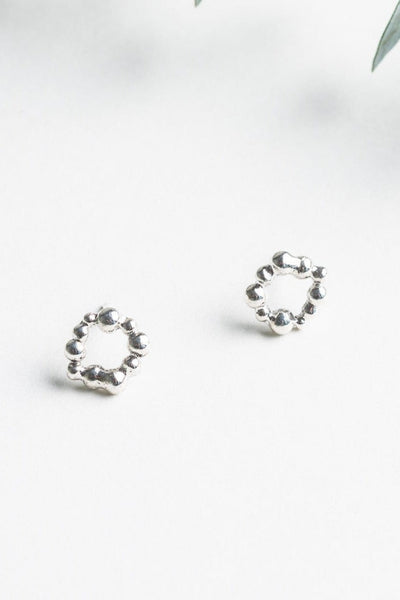 MICHELLE KEMP Boucles d'Oreilles Hoag - Argent