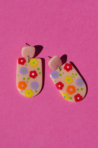 CROCODILE AGILE Boucles d'Oreilles Pam - Floraison