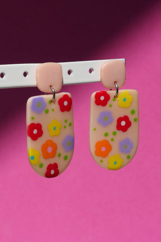 CROCODILE AGILE Boucles d'Oreilles Pam - Floraison