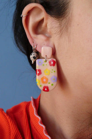 CROCODILE AGILE Boucles d'Oreilles Pam - Floraison