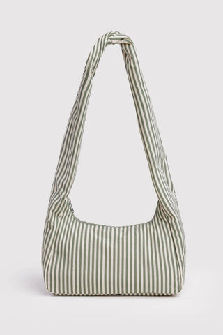 BAGGU Sac Meringue - Sage Stripe