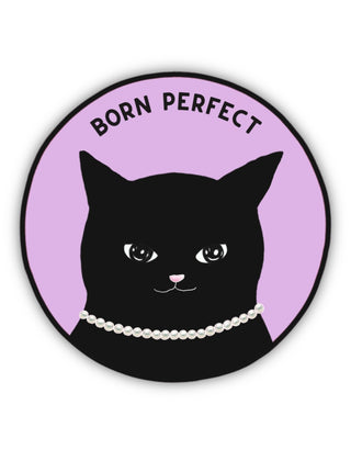 FOONIE Fancy Black Cat Sticker