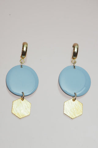 BON MATIN Boucles d'Oreilles Hexa