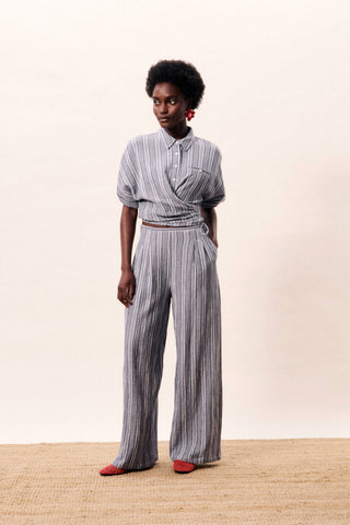 FRNCH PARIS Metis Pants - Denim Blue