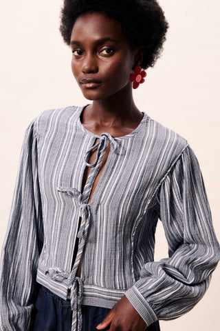 FRNCH PARIS Blouse Amurina - Bleu Jean