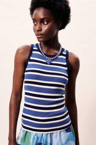 FRNCH PARIS Camisole Ceruleen - Bleu Marine