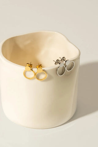 BLOOM White Earrings