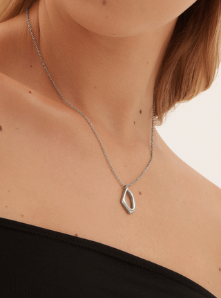 TWENTY COMPASS Collier Nova - Argent