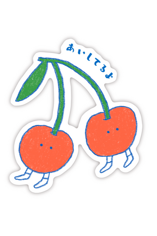 FOONIE Cherry Sisters Sticker