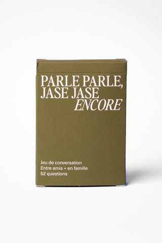 MEYEUR Jeu de Conversation Parle Parle, Jase Jase - Encore