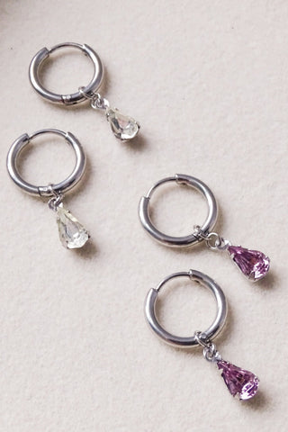 VINTAGE GLORY Boucles d'Oreilles Olivia Argenté