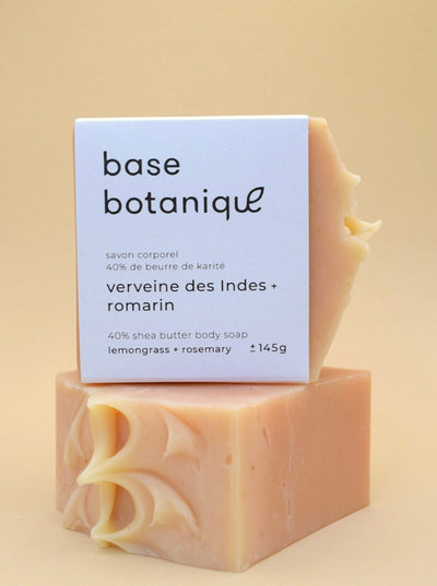 BASE BOTANIQUE Savon - Verveine des Indes + Romarin
