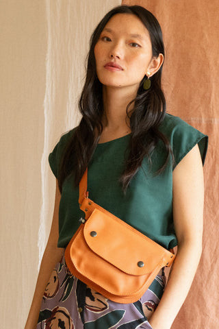KAZAK Sac Pochette Amaru - Abricot